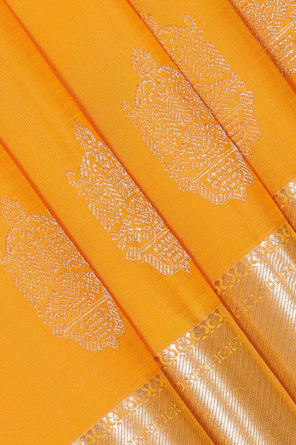 Kanchi Pattu Yellow Saree