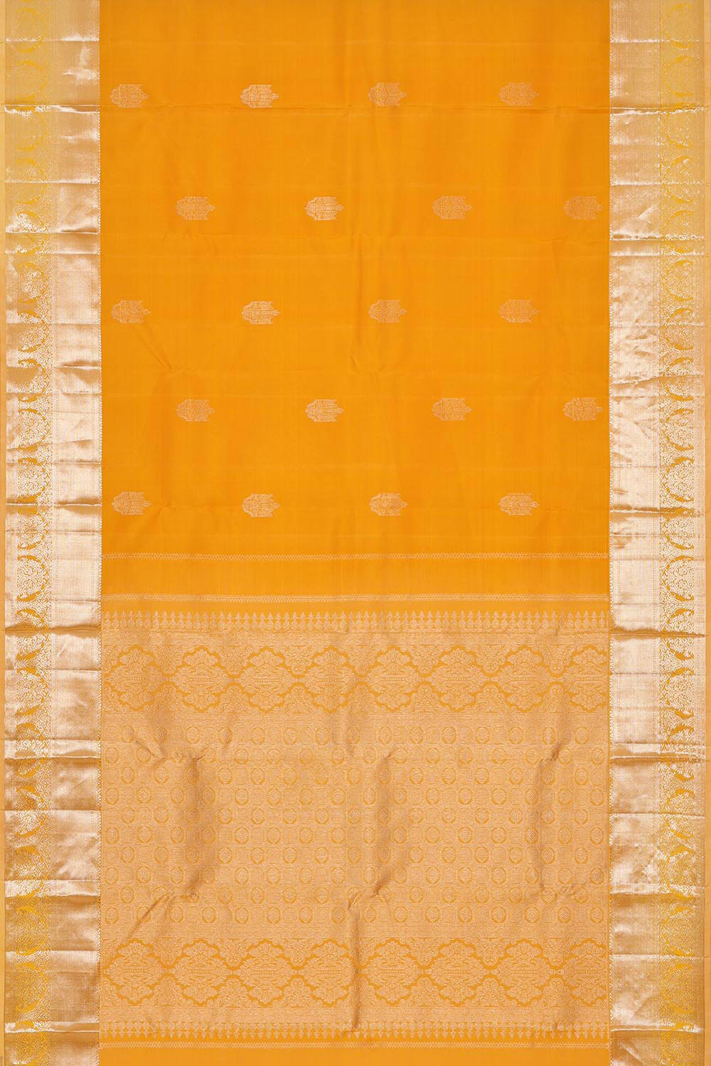 Kanchi Pattu Yellow Saree