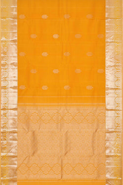 Image of Kanchi Pattu Yellow Saree