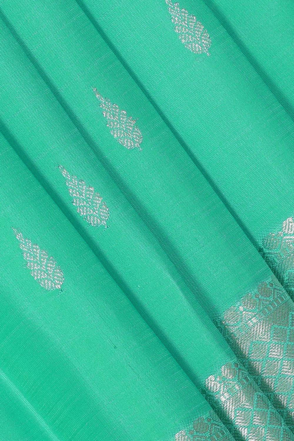 Kanchi Pattu Sea Green Saree