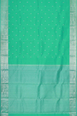 Image of Kanchi Pattu Sea Green Saree