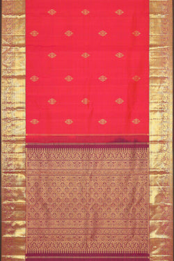 Collection of Kanchi Pattu Pink Saree in a gallery layout