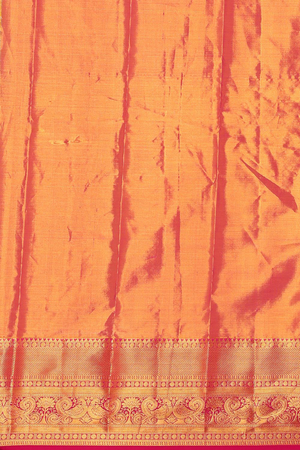 Image of Kanchipattu Bluish Grey Tissue Brocade Saree