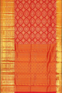 Image of Kanchipattu Maroon Colour Saree