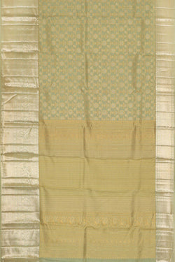 Image of Kanchipattu Sage Green Saree