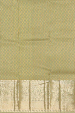 Image of Kanchipattu Sage Green Saree