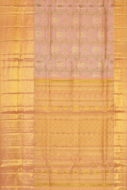 Image of Kanchipattu Peach Colour Brocade Saree