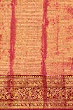 Image of Kanchipattu Mustard Yellow Tissue Brocade Saree