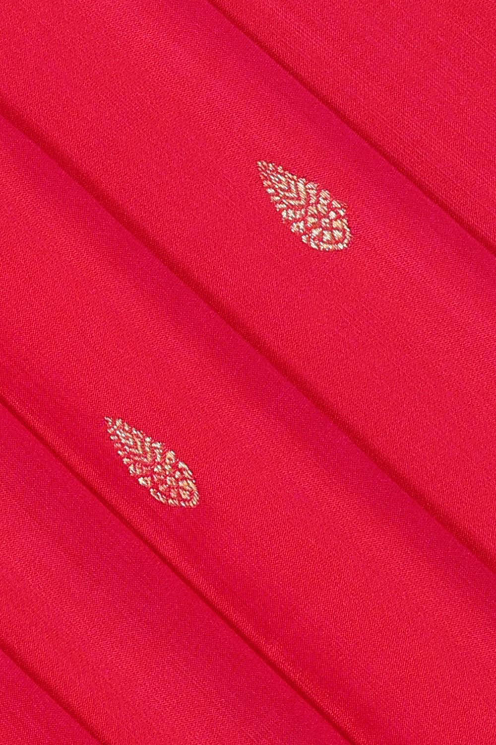 Kanchipattu Red Colour Brocade Saree