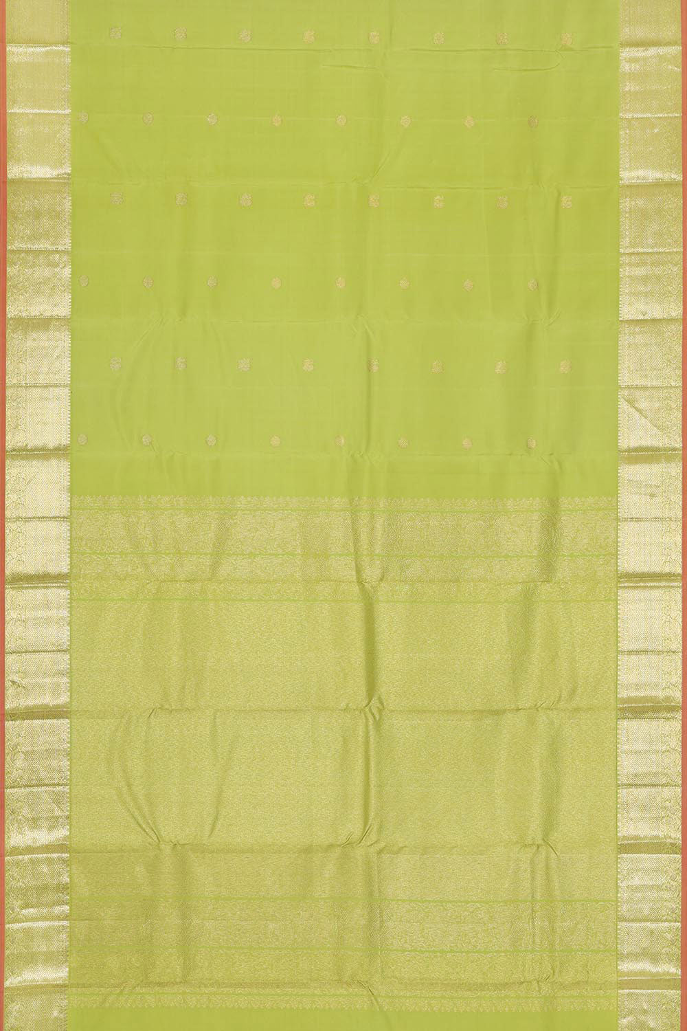 Kanchipattu Fresh Green Brocade Saree