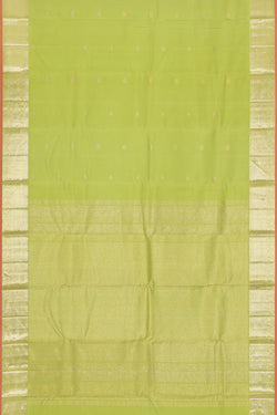 Image of Kanchipattu Fresh Green Brocade Saree