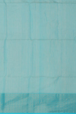 Image of Maheshwari Cotton Silk Sky Blue Saree