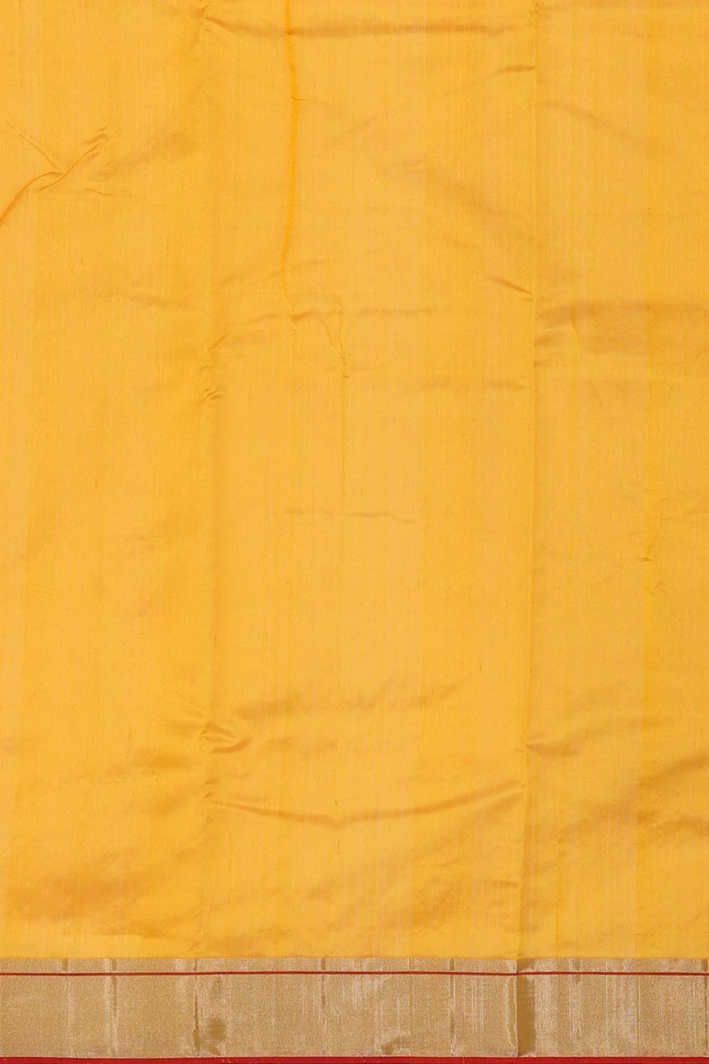 Chanderi Golden Yellow Saree