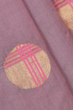 Collection of Chanderi Mauve Colour Saree in a gallery layout