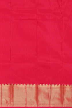 Image of Orange Woven South Silk Saree