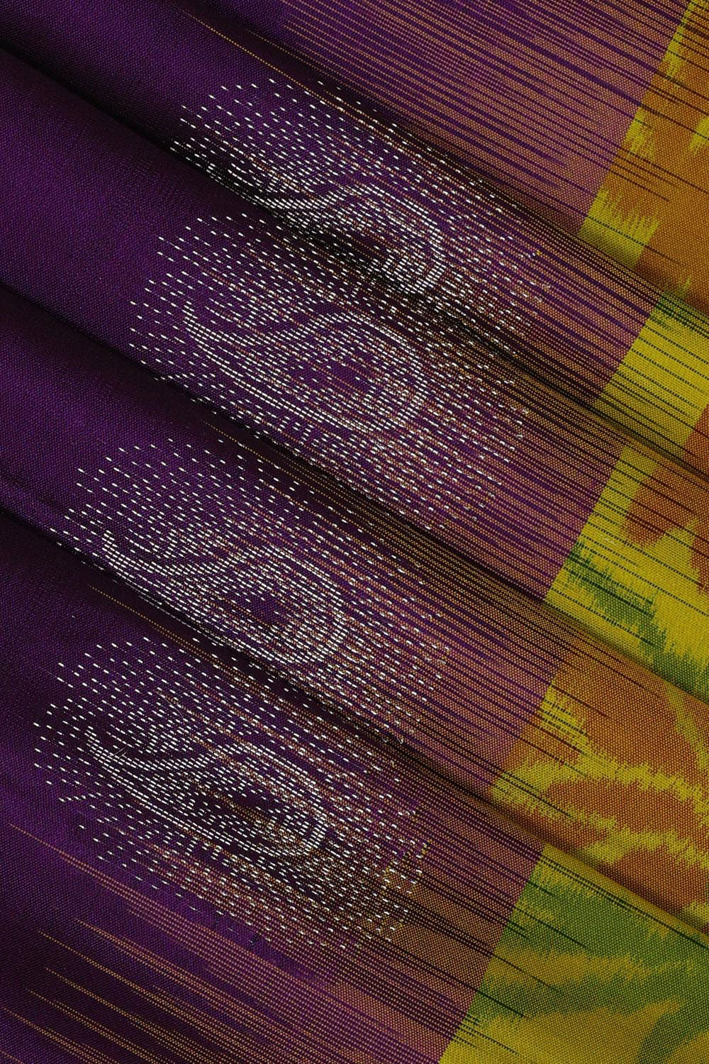 Manipur Silk Purple Saree