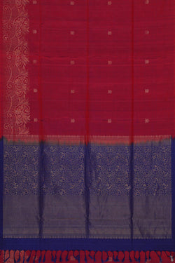 Image of Manipur Silk Dark Red Saree