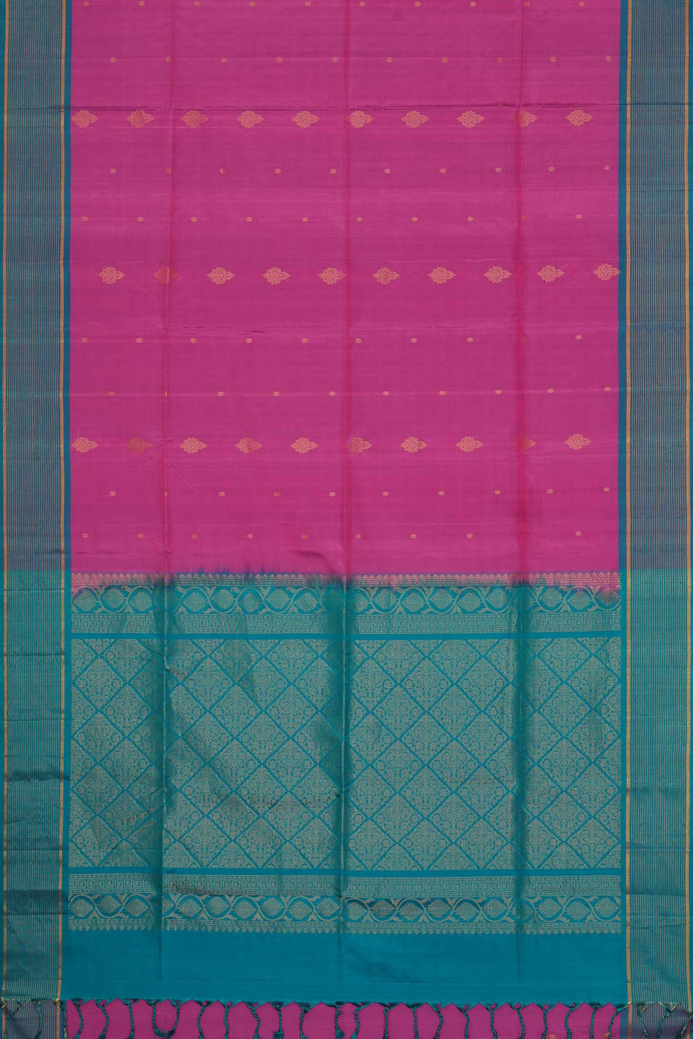 Manipur Silk Magenta Saree