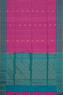 Image of Manipur Silk Magenta Saree