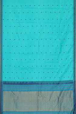 Collection of Sky Blue Silk Saree in a gallery layout