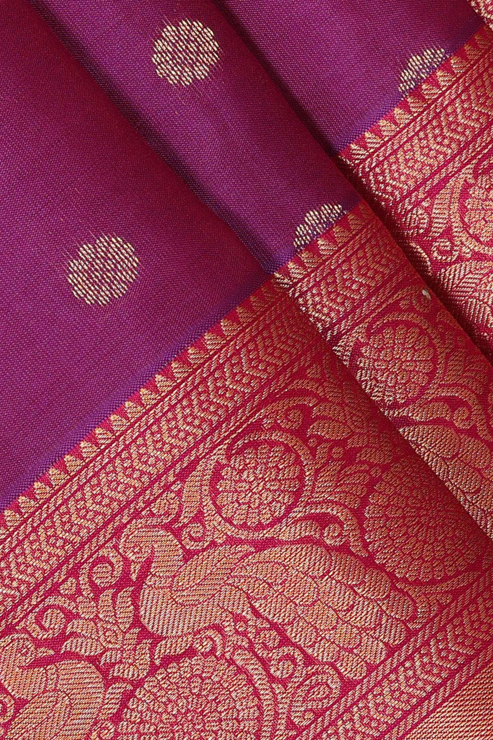 Purple Colour Silk Saree