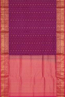 Image of Purple Colour Silk Saree