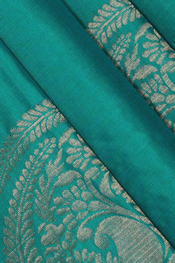 Collection of Sea Green Silk Saree in a gallery layout