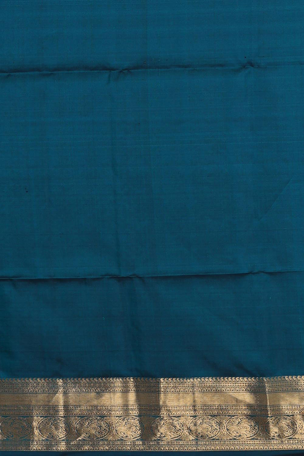 Manipur Silk Dark Sea Green Saree