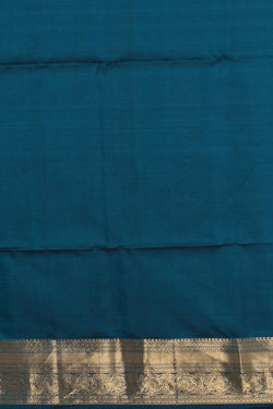 Image of Manipur Silk Dark Sea Green Saree