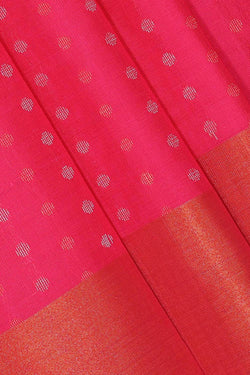 Image of Manipur Silk Bright Pink Saree