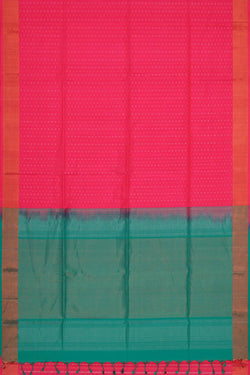 Image of Manipur Silk Bright Pink Saree