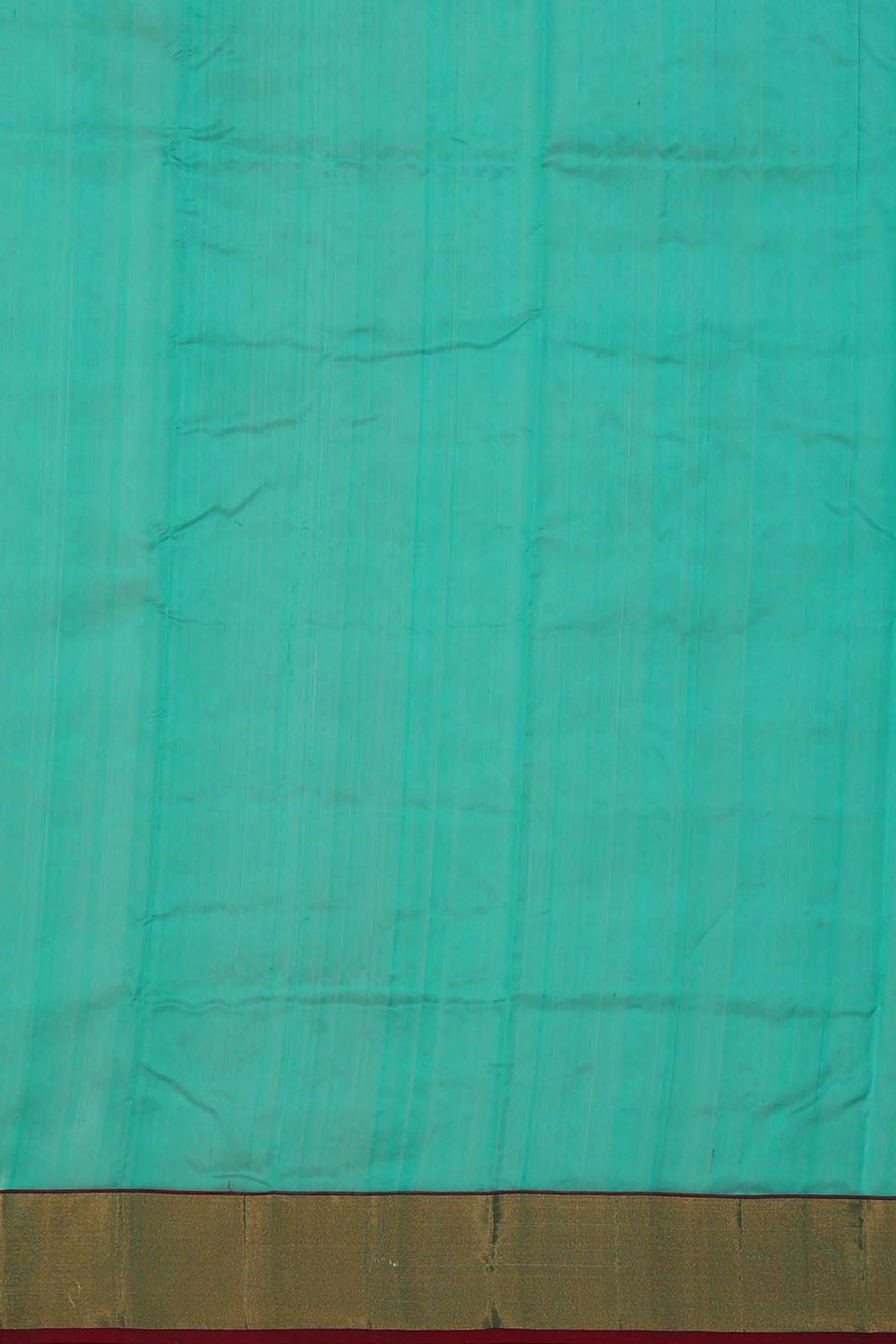 Chanderi Cotton Silk Sea Green Saree