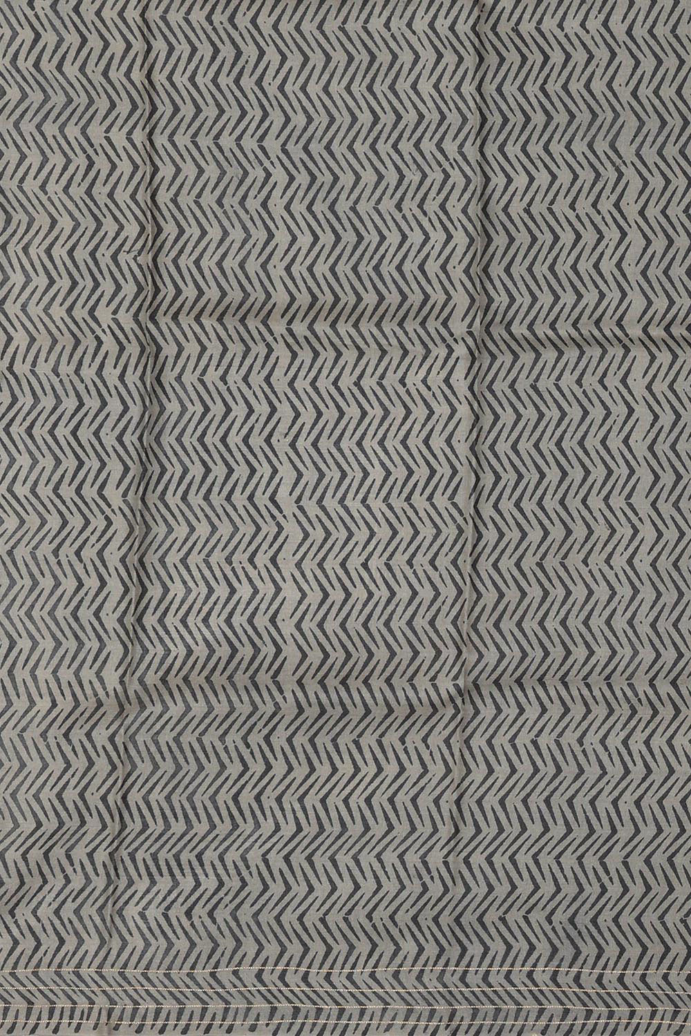 Image of Tussar Silk Black Colour Saree