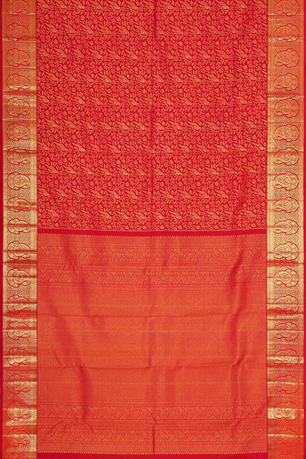 Image of Kanchipattu Rani Pink Brocade Saree