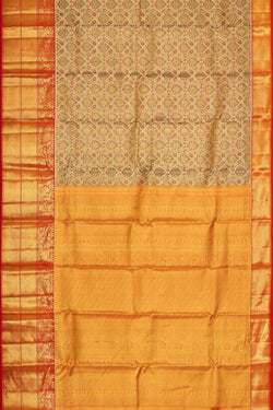 Image of Kanchipattu Gold Tissue Brocade Saree