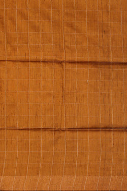 Image of Tussar Jute Silk Grey Saree