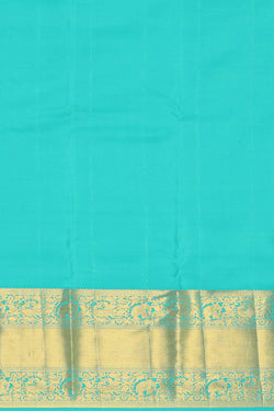 Image of Kanchipattu Dark Blue Brocade Saree