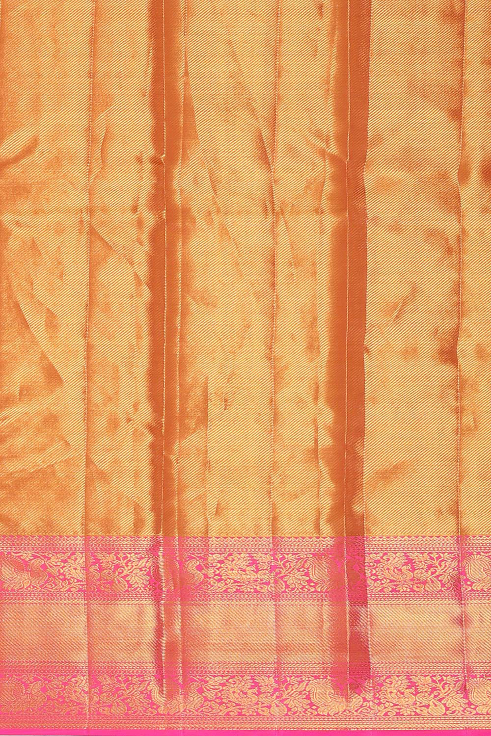 Image of Kanchipattu Golden Green Tissue Brocade Saree