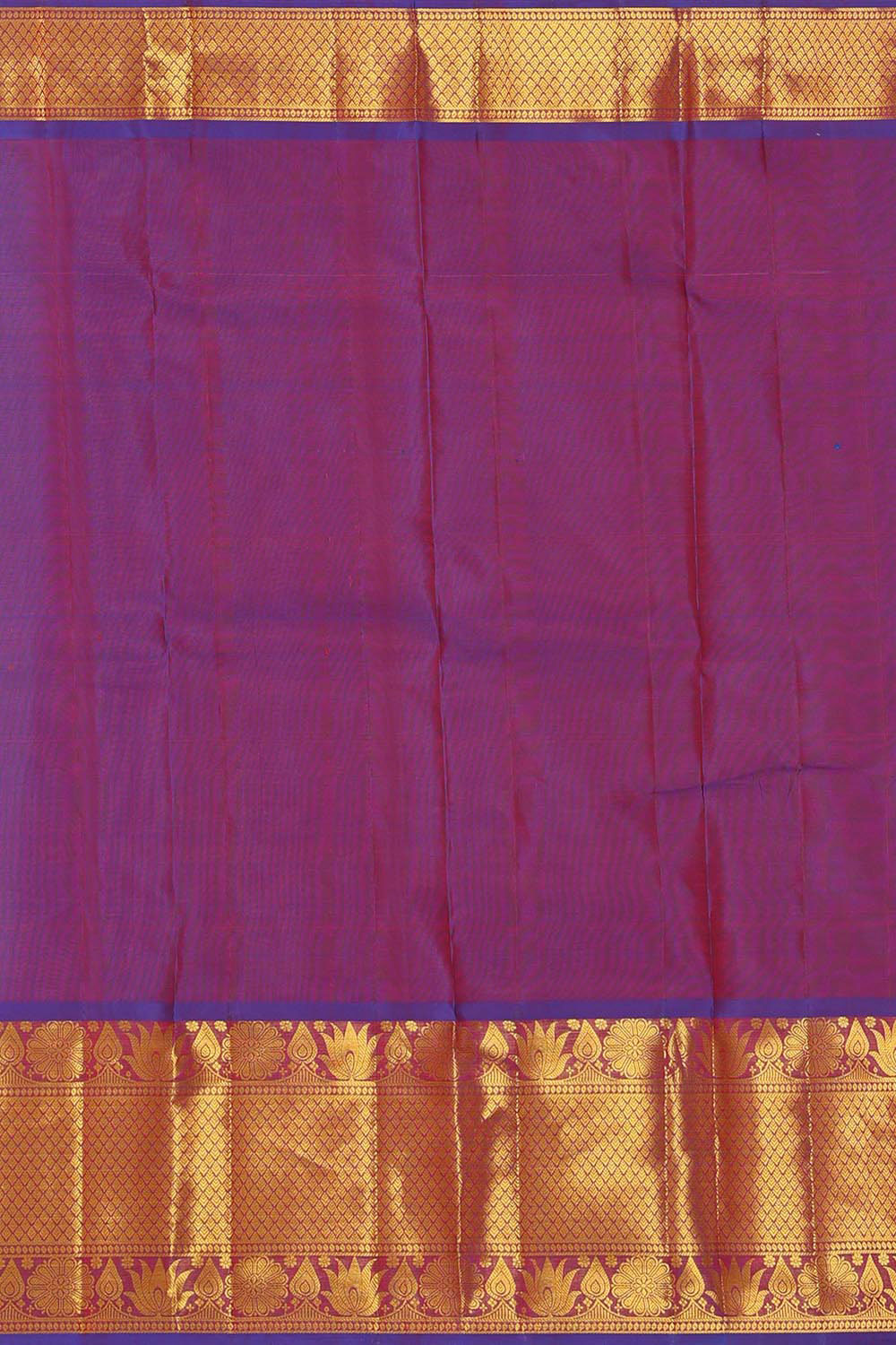 Kanchipattu Dark Peach Brocade Saree