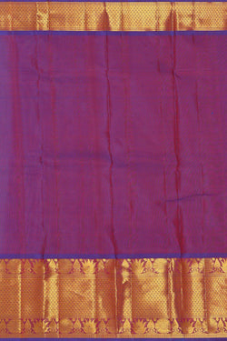 Image of Kanchipattu Dark Peach Brocade Saree