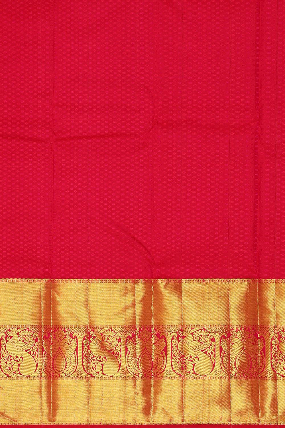 Kanchipattu Rose Pink Brocade Saree