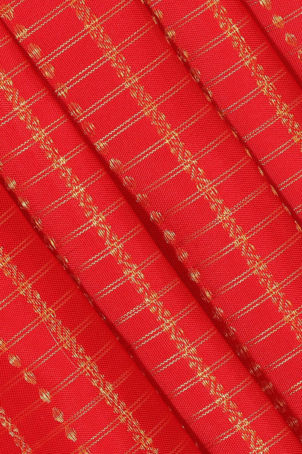 Kanchipattu Red Colour Brocade Saree