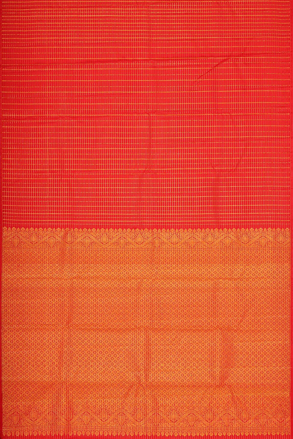 Kanchipattu Red Colour Brocade Saree