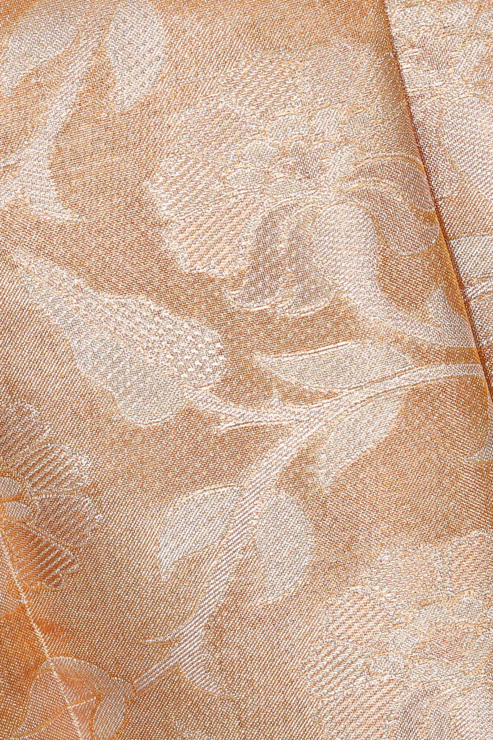 Kanchipattu Gold Tissue Brocade Saree