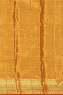 Image of Kanchipattu Gold Colour Tissue Brocade Saree