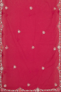 Collection of Banarasi Glass Tissue Dark Pink Colour Saree in a gallery layout