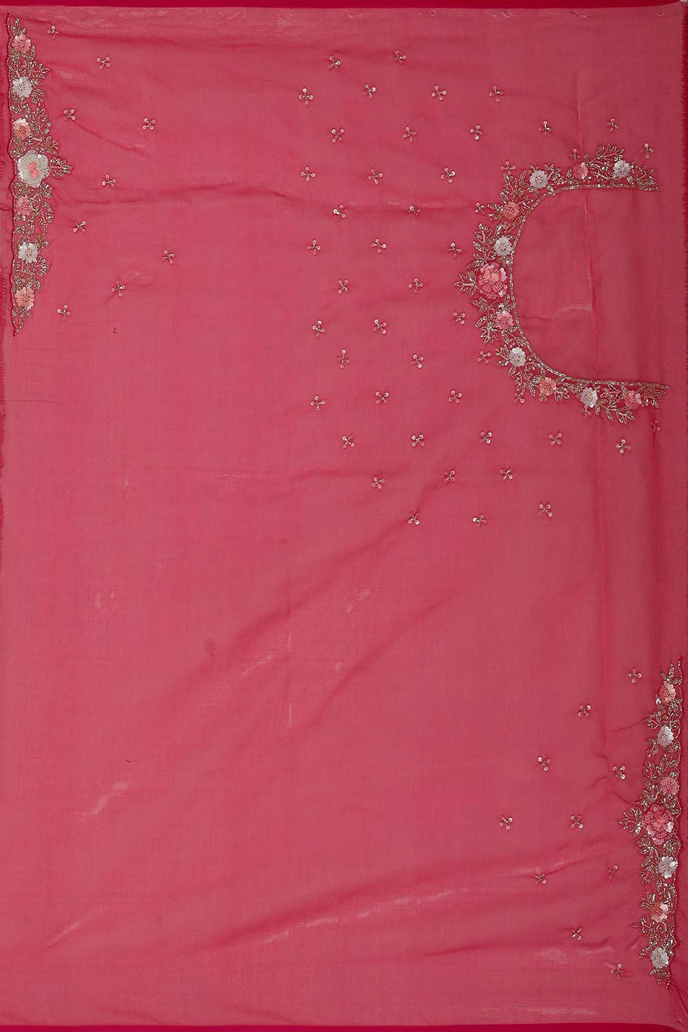 Collection of Banarasi Glass Tissue Dark Pink Colour Saree in a gallery layout