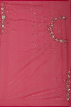 Collection of Banarasi Glass Tissue Dark Pink Colour Saree in a gallery layout