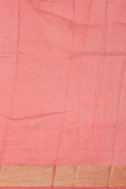 Collection of Linen Onion Pink Saree in a gallery layout