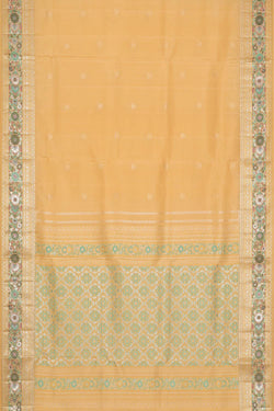 Image of Kanchipattu Cream Colour Brocade Saree